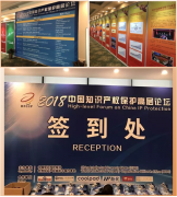 蓝海知识产权应邀参加2018中国知识产权保护高层论坛！